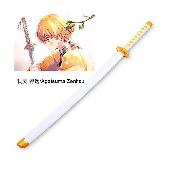 YAO TIAN Sword Slayer S Blade Cos Katana Japonais En Bois, Accessoires de Jeu de Rôle Modèle DArme Anime Black Samurai Ninj