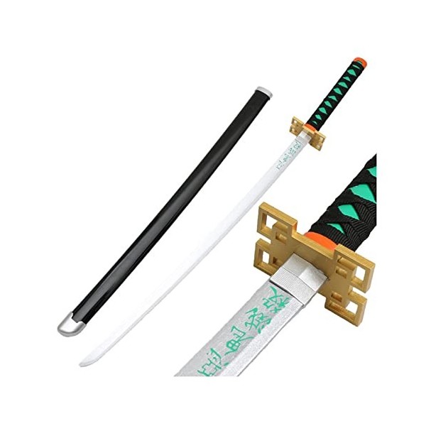 YAO TIAN Sword Slayer S Blade Cos Katana Japonais En Bois, Accessoires de Jeu de Rôle Modèle DArme Anime Black Samurai Ninj