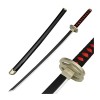 YAO TIAN Sword Slayer S Blade Cos Katana Japonais En Bois, Accessoires de Jeu de Rôle Modèle DArme Anime Black Samurai Ninj