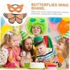 Abaodam 5 Ensembles DAiles De Papillon Cape Papillons Aile Châle Papillon Masque Ailes Costume Grand Papillon Fée Costume En