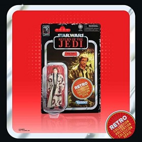 Hasbro Star Wars Retro Collection, Han Solo Endor , Star Wars&nbsp;: Le Retour du Jedi, Figurine de Collection, échelle de 9,5&nbsp;cm