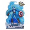 Avengers E7869 Marvel Bend and Flex Action Figure Toy, 6-inch Flexible Captain America, Includes Accessory, Ages 4 and Up, Mu