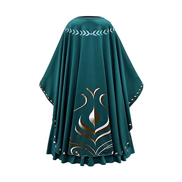 Lito Angels Reine des Neiges Deguisement Robe de Princesse Anna avec Cape at Accessoires pour Enfant Filles, Taille 9-10 ans,