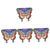 Toyvian 4Pcs Festival Accessoire Cape Papillon Performance Papillons Fête Des Enfants Pour Aile Coloré Fée Cosplay Halloween 