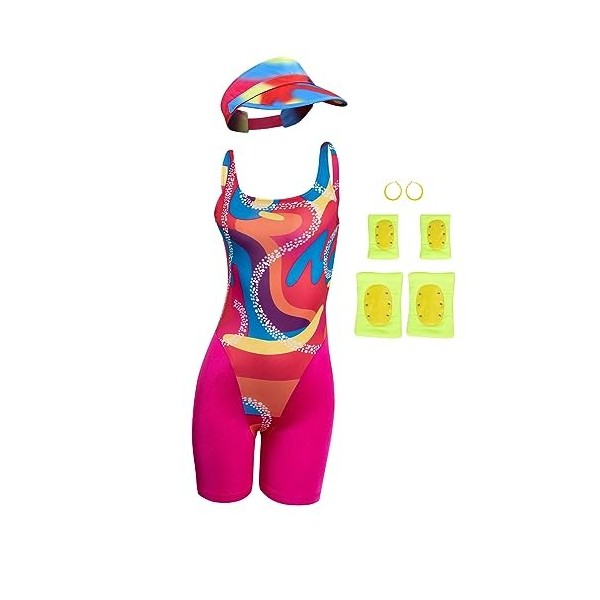 SETHOUS Costume de cosplay Barbie pour femme, tenue 2023, avec accessoires pour adultes XS, Vêtements de Sport
