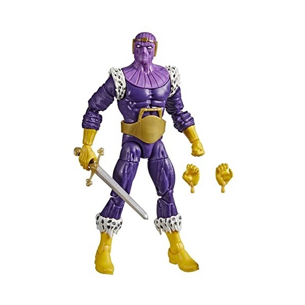 Marvel Legends Series, Figurine de Collection Baron Zemo de 15 cm inspirée des Bandes dessinées Classiques avec 3 Accessoires