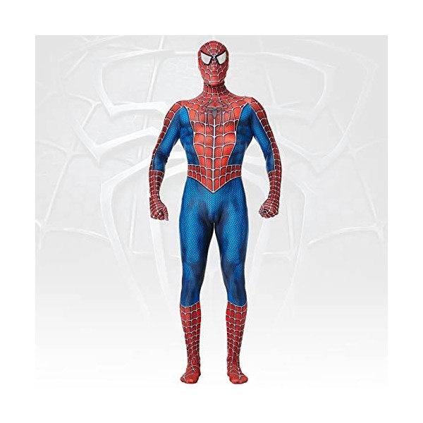 AHSLIZI Costume de super-héros Spiderman pour adulte Miles Morales