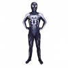 MYYLY Venom Enfants Spiderman Costume Unisexe Déguisement Combinaison Halloween Mascarade Body Super-héros Lycra Spandex Zent