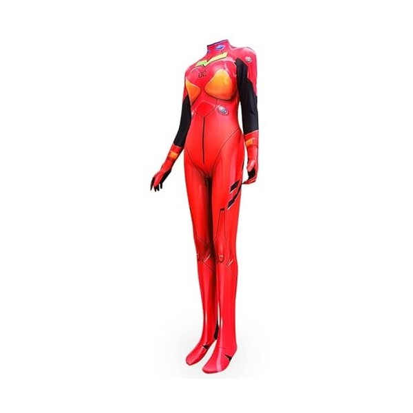 Costume Super-héros Enfant - Combinaison Moulante Bleu Et Jaune Avec Masque, Pour Halloween Et Cosplay