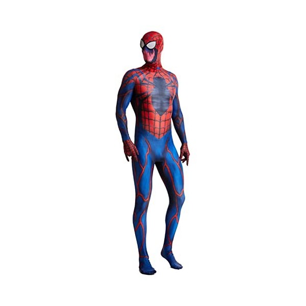 XIAOGUANG Déguisement Garçons Super-héros Costume Spiderman, Unisexe Adultes Des Gamins Déguisements Combinaison Le Maillot D