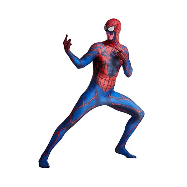 XIAOGUANG Déguisement Garçons Super-héros Costume Spiderman, Unisexe Adultes Des Gamins Déguisements Combinaison Le Maillot D