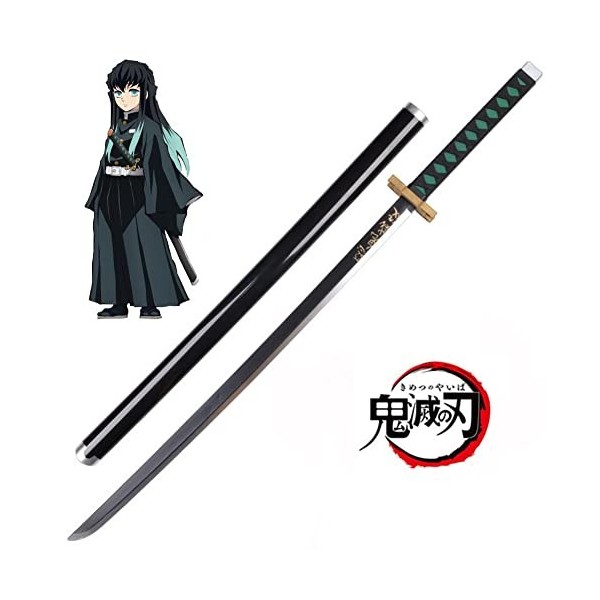 Épée de samouraï en mousse PU japonais Katana démon tueur lame arme jouet accessoires de jeu de rôle pour les fans danime fê