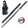 Épée de samouraï en mousse PU japonais Katana démon tueur lame arme jouet accessoires de jeu de rôle pour les fans danime fê