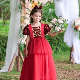 Xiaojiu Tenue Pere Noel Bebe Deguisement Enfant Garcon Tenue Mère Noël Robe De Princesse DéGuisement Enfant Fille Deguisement