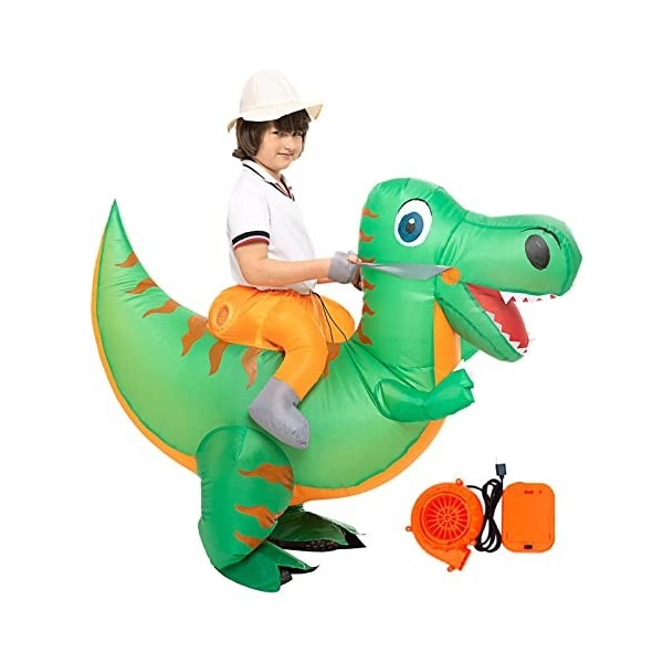 dinosaure pour enfants, costume gonflable sur un dinosaure | Accessoires costume gonflables pour Halloween, anniversaire, mar