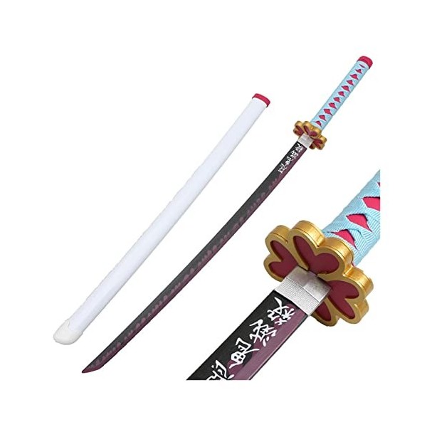 YPDHUA Sword Slayer s Lame Cos En Bois Katana Japonais, Jeu de Rôle Des Accessoires Modèle DArme Anime Noir Samurai Ninja J