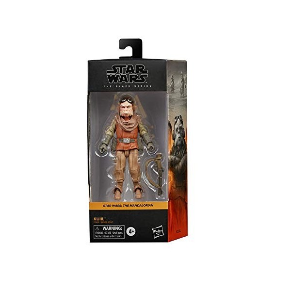 Star Wars The Black Series, Jouet de Collection Kuiil, The Mandalorian, Figurine articulée de 15 cm, pour Enfants, dès 4 Ans