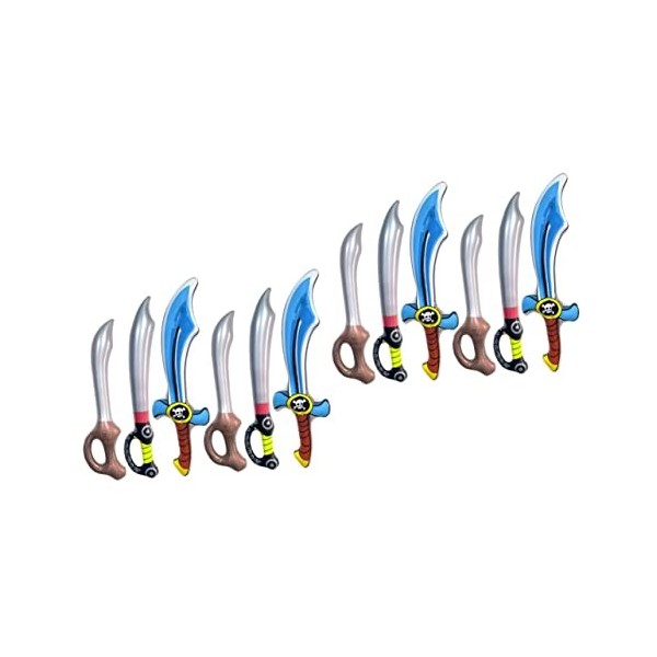 Alasum 30 Pièces Performance Jouet Accessoires PVC Pirate Ballon pour Enfants Créatifs Faveurs Épée Faire Semblant Fourniture