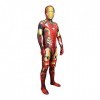 MYYLY Enfants Fer Homme Costume Cosplay Avengers Combinaison Halloween Carnaval Costume Classique Lycra Impression 3D Déguise