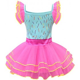 Foanja Fancy Nancy Déguisement Fille Nancy Princesse Ballet Tulle Robe et Pantalon Accessoires Masque Collier pour Enfant Dre