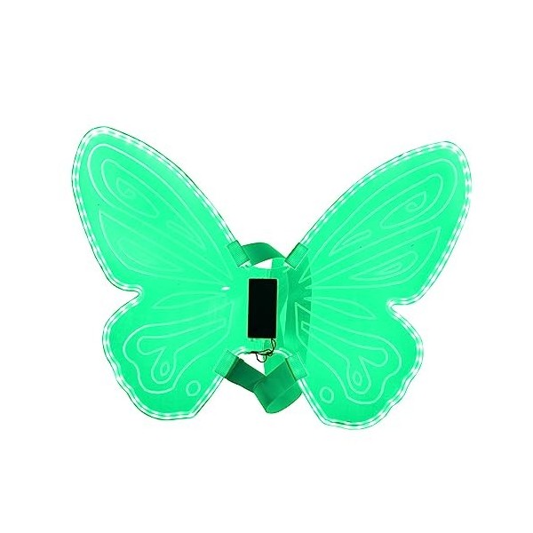 ibasenice 1 PC Ailes De Papillon Rougeoyantes Accessoires Verts Accessoires Pour Filles Tenues Pour Les Filles Habiller Les A