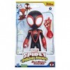 Spider-Man Marvel Spidey et Ses Amis Extraordinaires, Figurine Miles Morales géante de 22,5 cm, Jouet préscolaire