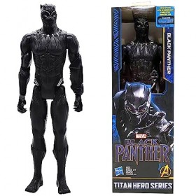 CBOSNF Marvel Studios Avengers Titan Hero Series, Figurine à Collectionner Black Panther de 30 cm, Jouet pour Enfants à parti