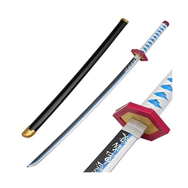 Swords pour Anime Fans,Accessoire Fait à la Main en Bois,Katana Sword,Objets de Collection,Katana pour Accessoires de Cosplay