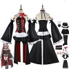 RUIZE Costume de Seraph of The End, Déguisement sur Le thème de lanime dhalloween, Déguisement Krul Tepes Cosplay pour Fill