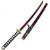 CRIPT Sword Slayer Cosplay, Halloween Samurai Sword Accessoires Pour Le Jeu de Rôles de Diable Tueur Toys Sword/Purple Yama