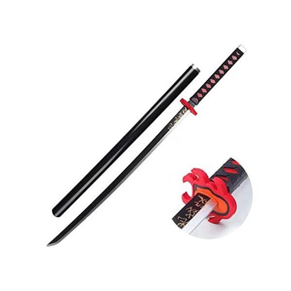 NIANXINN Pu Mousse Samouraï Épée Japonais Katana Démon Tueur Lame Arme Jouet Jeu de Rôle Accessoires Pour Les Fans DAnime Jo