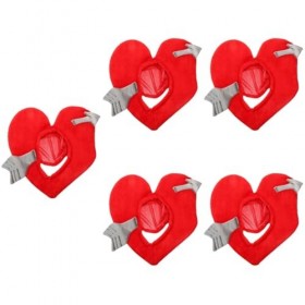 Abaodam 5 Pièces Couvre-Chef damour Drôle Déguisement De Carnaval Chapeau danimal Couvre-Chef Coeur Drôle Accessoires De Co