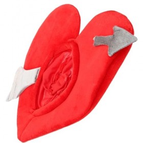 Abaodam 5 Pièces Couvre-Chef damour Drôle Déguisement De Carnaval Chapeau danimal Couvre-Chef Coeur Drôle Accessoires De Co