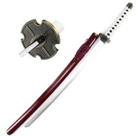 Maeer Épée De Samouraï, Katana De Giyu Tomioka, Cosplay Katanas Lame Épée Arme Accessoires Anime Ninja Épée Jouets, Épées De 