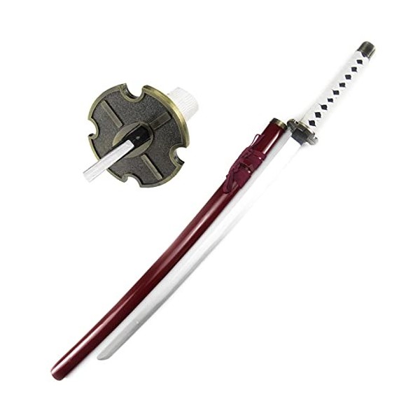 Maeer Épée De Samouraï, Katana De Giyu Tomioka, Cosplay Katanas Lame Épée Arme Accessoires Anime Ninja Épée Jouets, Épées De 