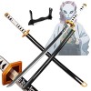 YYDP Katana Demon Slayer Sabito Cosplay Sabre Japonais, Katana en Bois,Armes Et Collection Daccessoires De Lame De Bambou D