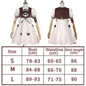 BLUEBLUE Hanako Kun Nene Yashiro Costume de cosplay avec accessoires pour cheveux Taille S
