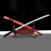 TBHOME Bamboo Wood Anime Katana Sword, Samurai Ninja Sword Avec Fourreau, Enfants Armes DAccessoires Decoration Toys Cosplay