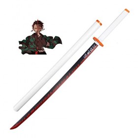 KAXO Épée de Samouraï En Mousse Pu Japonais Katana Arme Jouet Lame de Tueur de Démons Pour Les Amoureux de LAnime, Jouets D