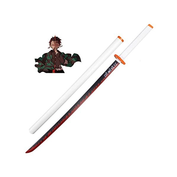 KAXO Épée de Samouraï En Mousse Pu Japonais Katana Arme Jouet Lame de Tueur de Démons Pour Les Amoureux de LAnime, Jouets D