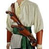 Holster De Pirate Médiéval à Silex Support De Pistolet Triple Menace, Sac De Pistolet Vintage Réglable Avec Bandoulière, Acce