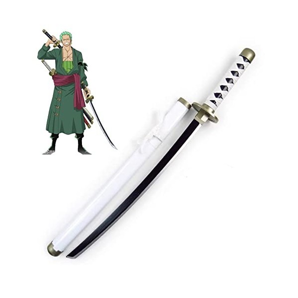 YUMGK One Piece Roronoa Zoro Cosplay Swords En Bois, Katana Japonais, Jouet Accessoire DAccessoires DArmes Pour Les Fournit