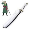 YUMGK One Piece Roronoa Zoro Cosplay Swords En Bois, Katana Japonais, Jouet Accessoire DAccessoires DArmes Pour Les Fournit