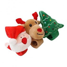 ifundom 9 Pièces Avec Fournitures Photo Bracelets À Motifs Pour Enfants Accessoires En Peluche Jouets De Fête Renne Élan Form