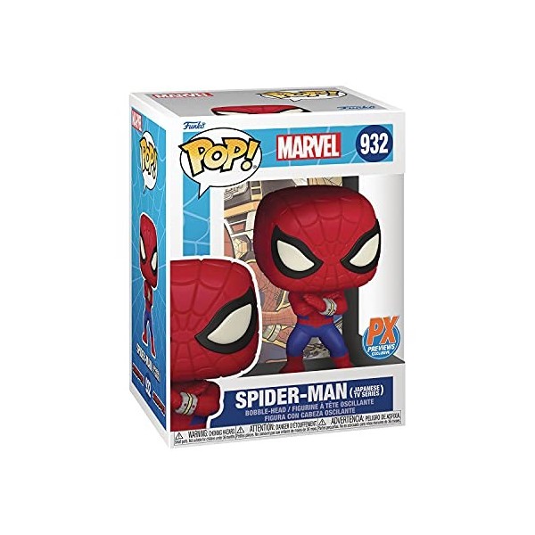 Pop! Marvel : Spider-Man Figurine en Vinyle de la série TV Japonaise