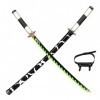 Generisch Katana Anime Shinazugawa Sanemi Samurai Sword Cosplay Demon De Slayer Sabre Japonais Armes Daccessoires De Cosplay