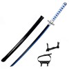 Generisch Katana Demon De Slayer Tanjiro Cosplay Anime Samurai Wooden Sword Katana Jouet Épée en Bois Halloween Jeu De Rôle A