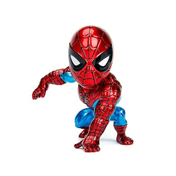 Jada - Marvel - Figurine Spiderman 10cm - Métal - 253221005, Taille unique