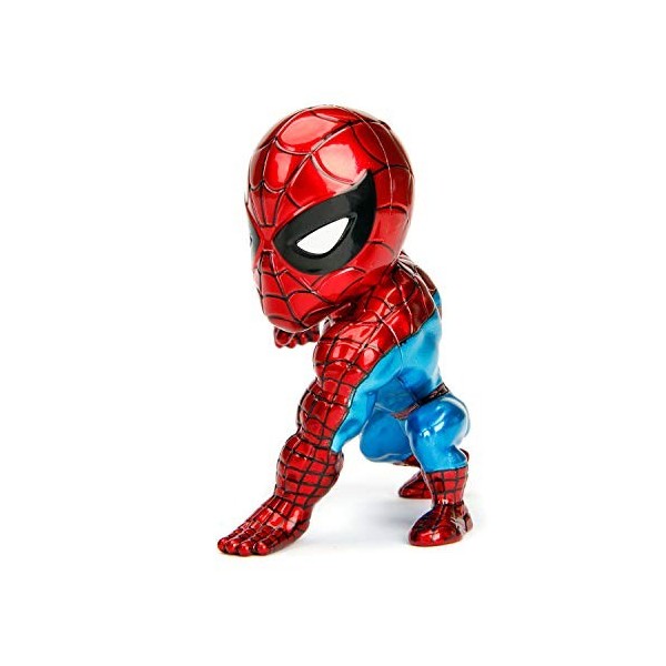 Jada - Marvel - Figurine Spiderman 10cm - Métal - 253221005, Taille unique