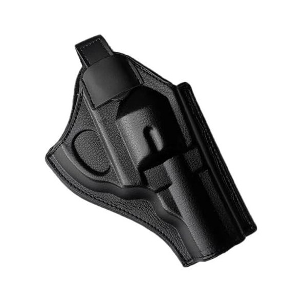 Revolver PU étui en Cuir - étui Universel pour Revolver - étui pour Pistolet de Taille pour Accessoires vestimentaires de dég